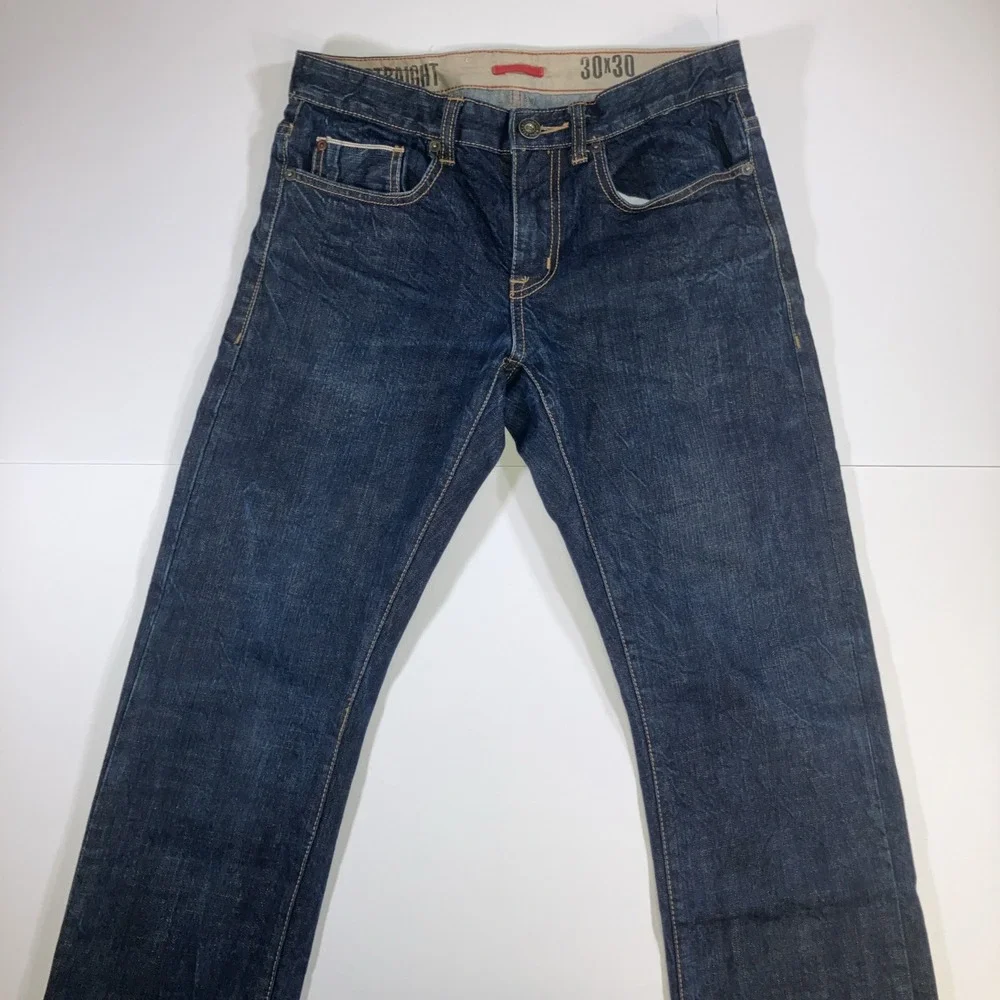 Converse One Star Jeans Mens 30x30 Selvedge Dark Wash Vintage Straight
